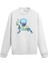Zarf ve Iskelet Figürlü Tasarım Baskılı Unisex Sweatshirt 1