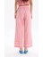 Bol Paça Çizgili Pembe Kadın Pantolon PNT00531 5