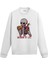 “meaning Of Life” Yazılı Kurukafa Tasarım Baskılı Unisex Sweatshirt 1