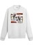Kahveli Kurukafa Tasarım Baskılı Unisex Sweatshirt 1