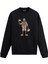 Turist Iskelet Tasarım Baskılı Unisex Sweatshirt 1