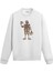 Turist Iskelet Tasarım Baskılı Unisex Sweatshirt 1