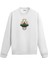 Alevli Uzaylı Figürlü Ufo Tasarım Baskılı Unisex Sweatshirt 1