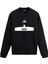 Astronot ve Dünya Manzaralı Uzay Baskılı Unisex Sweatshirt 1