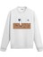 Ay Yüzeyinde Hoverboard Süren Astronot Uzay Tasarım Baskılı Unisex Sweatshirt 1