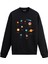 Eğitici Güneş Sistemi Uzay Tasarım Baskılı Unisex Sweatshirt 1