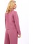 Oval Dik Yaka Kısa Ceket-Rose 4