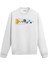 Güneş Sistemi Yörüngeli Uzay Tasarım Baskılı Unisex Sweatshirt 1