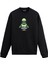Uzaylı ve Uçan Daire Baskılı Unisex Sweatshirt 1