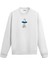Ufo ve Yüz Ifadesi Uzay Tasarım Baskılı Unisex Sweatshirt 1