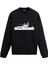 Uzayda Tanışma Anı Uzay Tasarım Baskılı Unisex Sweatshirt 1