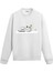 Uzayda Tanışma Anı Uzay Tasarım Baskılı Unisex Sweatshirt 1