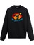 Tenis Servis Tasarım Baskılı Gün Batımı Unisex Sweatshirt 1