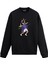 Servis Atan Tenisçi Tasarım Baskılı Unisex Sweatshirt 1