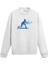 Tenis Servis Tasarım Baskılı Unisex Sweatshirt 1