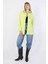 Kadın Oversize Jean Gömlek Neon Yeşil 15