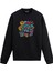 Renkli Asi Figürlü Tasarım Baskılı Unisex Sweatshirt 1