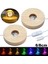1/4pcs LED Ahşap Yuvarlak Işıklı Temel Ayarlanabilir Renkler Değiştirme Ekran Evi Için Stand 3D Kristal Cam Reçine Sanatı Yayım Renk: Çok Renkli Işık-8cm/renk: 1pcs (Yurt Dışından) 1