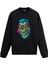 Neon Zombi Figürlü Tasarım Baskılı Unisex Sweatshirt 1