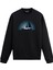 Yelkenli Figürlü Tasarım Baskılı Unisex Sweatshirt 1
