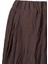 Kadın Kahverengi Beli Lastikli Midi Etek 3