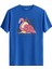 Flamingo Summer Baskılı %100 Pamuk Tişört 1