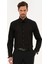 Erkek Siyah Slim Fit Smokin Gömlek 50223005-VR046 2