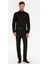 Erkek Siyah Slim Fit Smokin Gömlek 50223005-VR046 4
