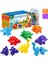 Dinozor Eşleştirme Oyun Oyuncakları Alfabe Eşleştirme / Sayı Eşleşen Çocuklar Için Montessori Oyuncak Öğrenme Renkleri Numaralar Toycolor: Mektup 13PCS (Yurt Dışından) 1