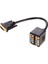 4972 DVI To 2x VGA Çevirici Çoklayıcı Splitter Kablosu 1