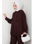 Aris Oysho Tunik Pantolon Ikili Takım 1611 - Acı Kahve 3