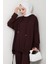 Aris Oysho Tunik Pantolon Ikili Takım 1611 - Acı Kahve 5