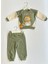 Yeleli Aslan Nakışlı Erkek Bebek Yeşil Takım 1