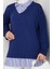 Gömlek Yaka Oysho Tunik 1612 - Lacivert 1