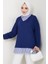 Gömlek Yaka Oysho Tunik 1612 - Lacivert 5