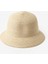 Pudra Fiyonk Detaylı Kız Çocuk Hasır Bucket Şapka 6