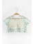 Mint Yıldız Baskılı Kız Çocuk Tül Crop 8
