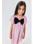 Pembe Pullu Fiyonk Detaylı Kız Çocuk Elbise - Rhea 13