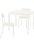 Mutfak Masası Takımı, Beyaz, 2 Sandalyeli, Açılabilir, 84/120X74 cm 1