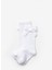 Beyaz Kadife Fiyonklu Kız Çocuk Çorap 2