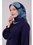 Yosun Yeşili Soyut Desen Soft Eşarp 1