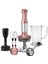 Uzun Ayaklı 6 Bıçaklı Blender Seti Rosegold Inox 2000 W 1