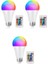 Vista Uzaktan Kumandalı Renk Değiştiren Rgb LED Ampül 9W 16 Renk (3) 3