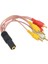 3.5 mm Stereo Dişi 6 Tos Erkek 5+1 Kablo 3