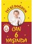 Galatasaray Afiş Pankart Kişiye Özel Doğum Günü Yazısı 35X50 Boyut 1