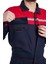 Gabardin 16/12 Kırmızı Robalı Lacivert Iş Tulumu 7