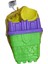 Heroes Toys Figürsüz Kürek ve Tırmıklı Kale Kova ERN-888-YEŞIL 1