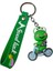 Renkli Silikon Anahtarlıklar-Yeşil Keroppi 1