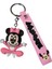 Renkli Silikon Anahtarlıklar-Pembe Minnie Mouse 1