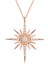 Gümüş Rose Kutup Yıldızı Kadın Kolye 1